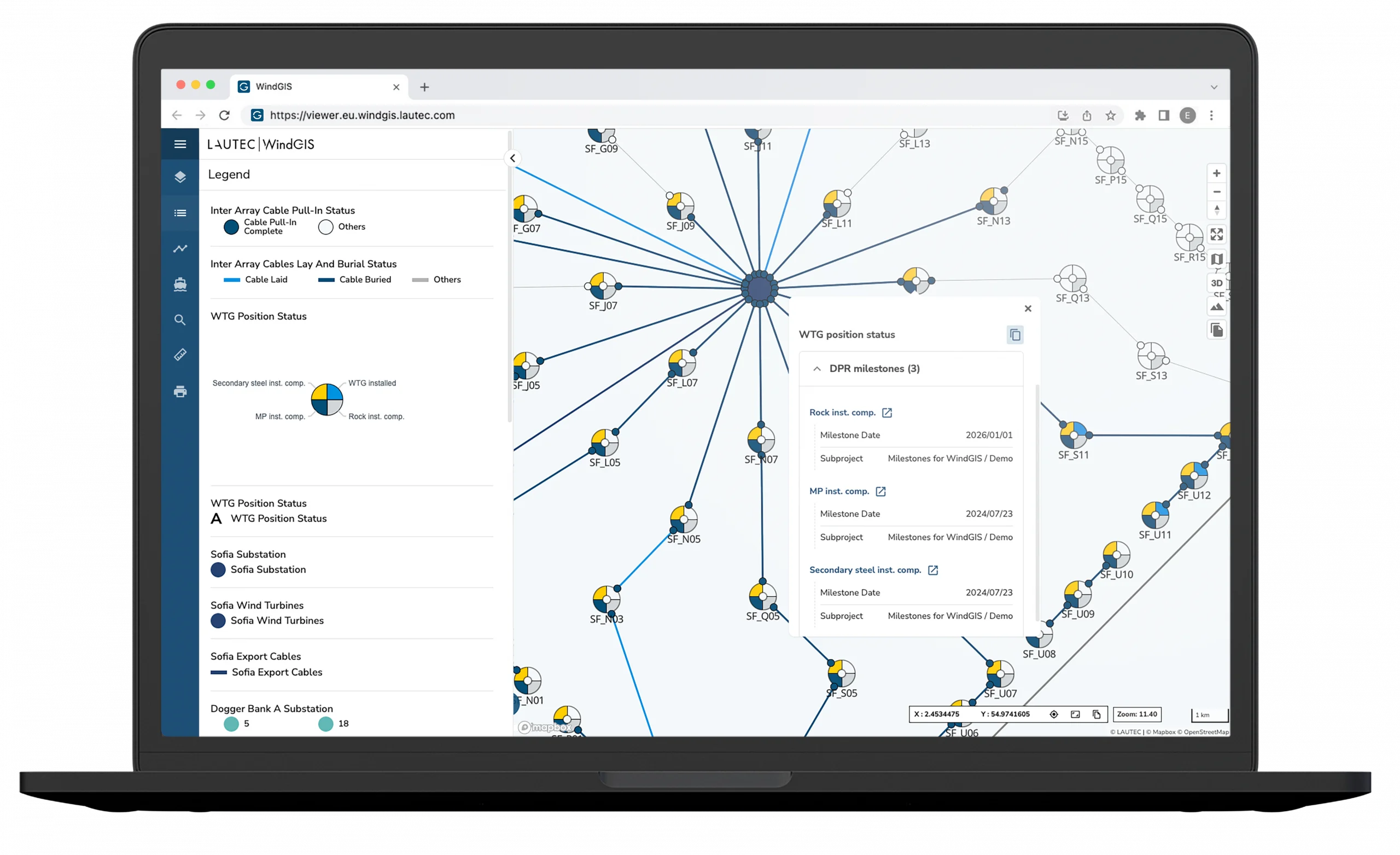 Industry Standard DPR Interface with WindGIS integration